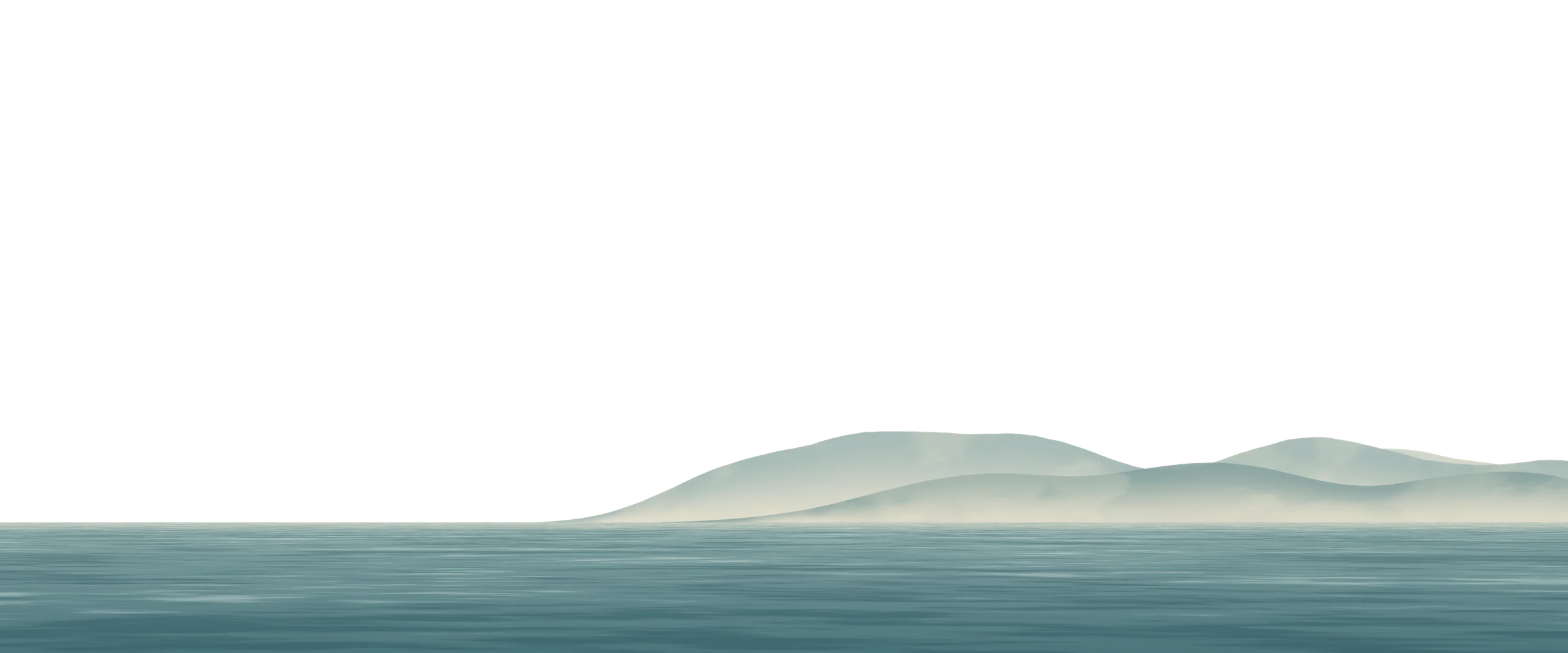 The sun rising behind mountains over calm water